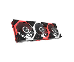 Asus ASUS ROG Eurux GR120 ARGB Reverse Fan - Triple Pack Computer behuizing Ventilator 12 cm Zwart, Wit 3 stuk(s)