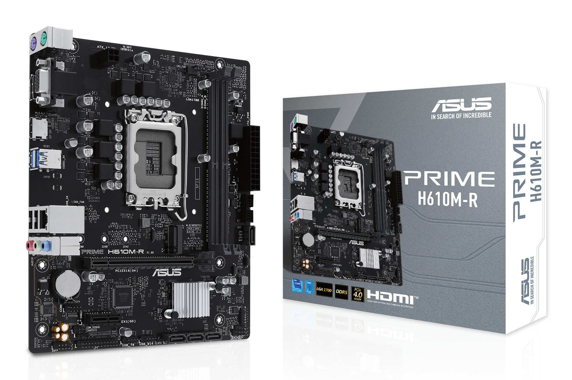 Asus ASUS PRIME H610M-R-SI Intel H610 LGA 1700 micro ATX