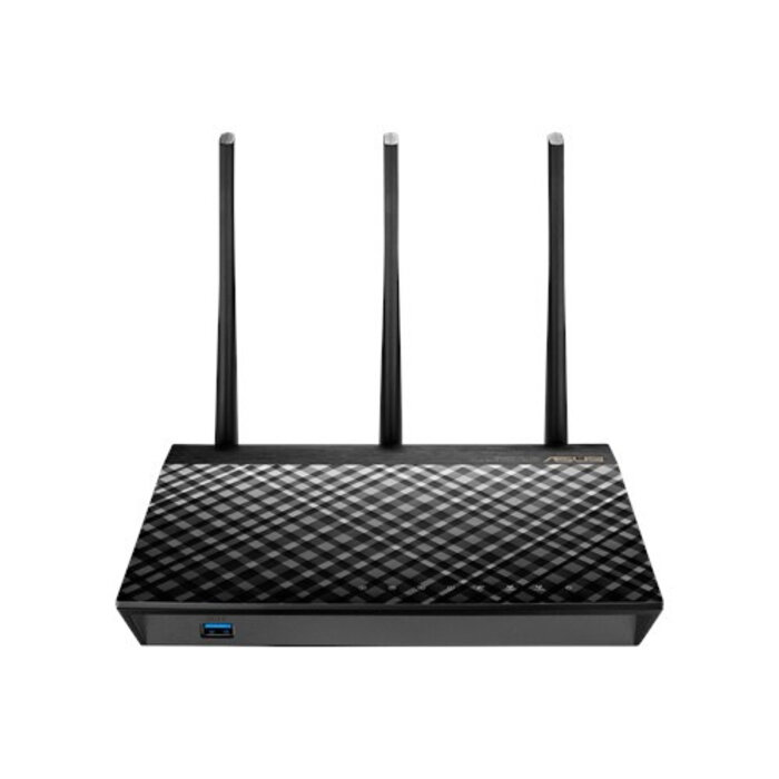 Asus ASUS RT-AC1900U draadloze router Gigabit Ethernet Dual-band (2.4 GHz / 5 GHz) Zwart