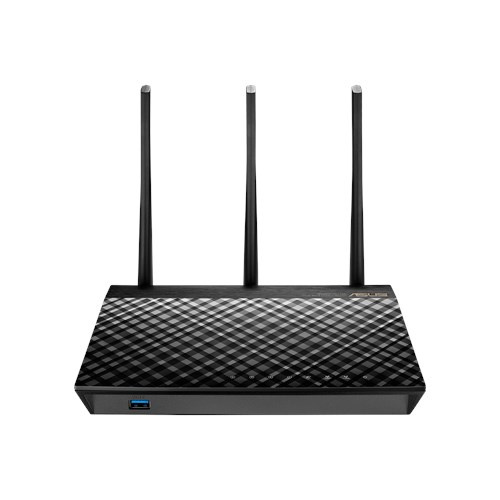 Asus ASUS RT-AC1900U draadloze router Gigabit Ethernet Dual-band (2.4 GHz / 5 GHz) Zwart