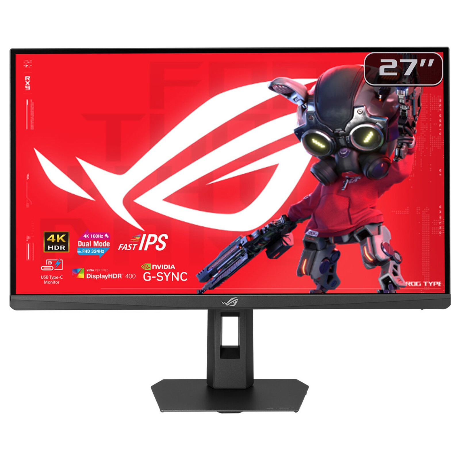 Asus ASUS ROG Strix XG27UCSR computer monitor 68,6 cm (27") 3840 x 2160 Pixels 4K Ultra HD LCD Zwart
