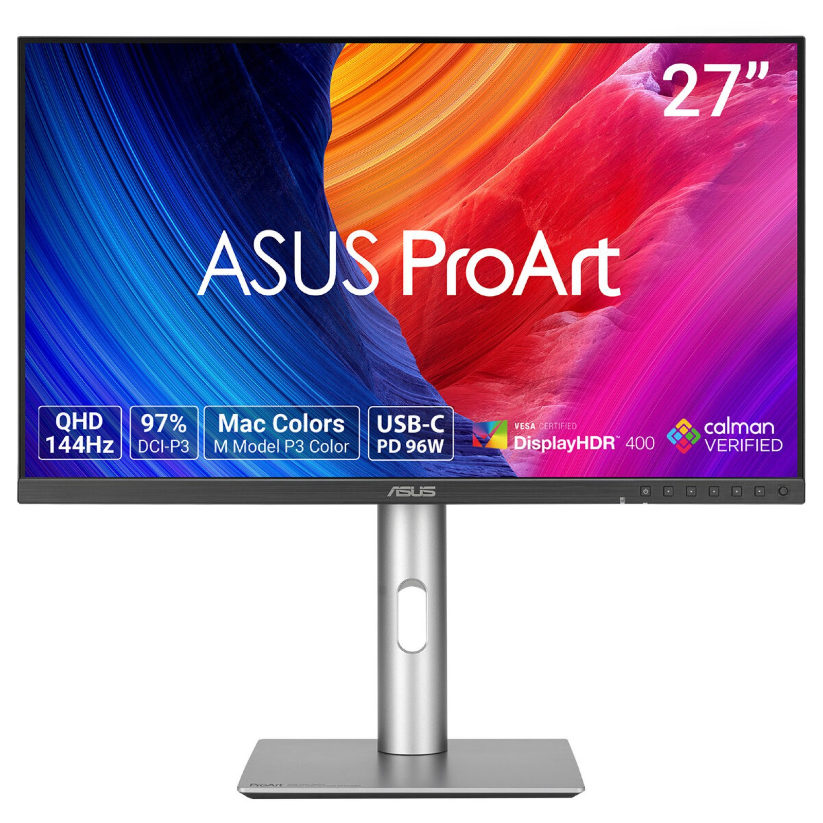 Asus ASUS ProArt PA278CGRV computer monitor 68,6 cm (27") 2560 x 1440 Pixels Wide Quad HD LCD Zilver