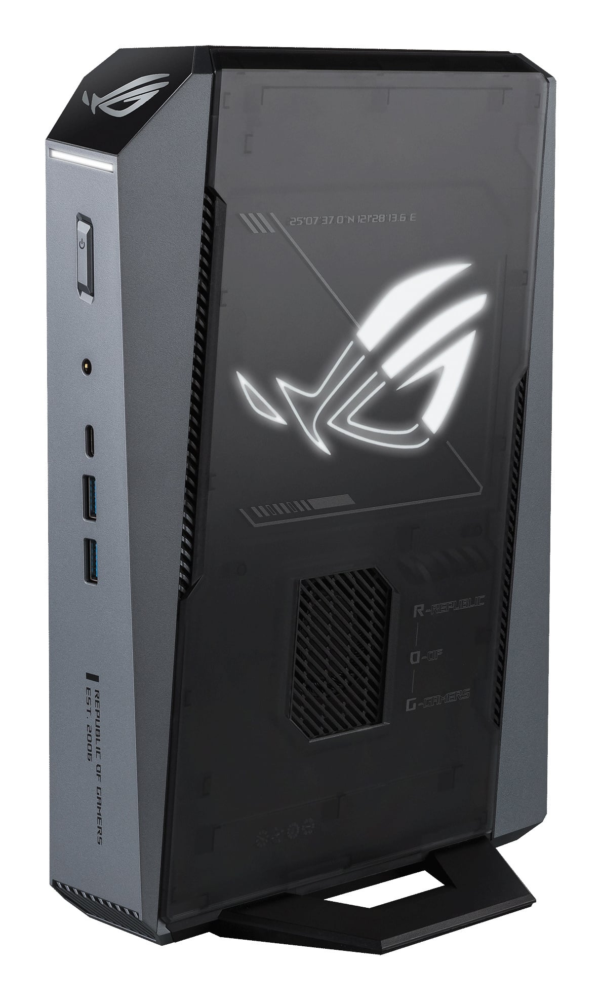 Asus ASUS ROG GR70 -N90043AN AMD Ryzen™ 9 8940HX 16 GB DDR5-SDRAM 1 TB SSD NVIDIA GeForce RTX 5060 Windows 11 Home Mini PC PC Zwart