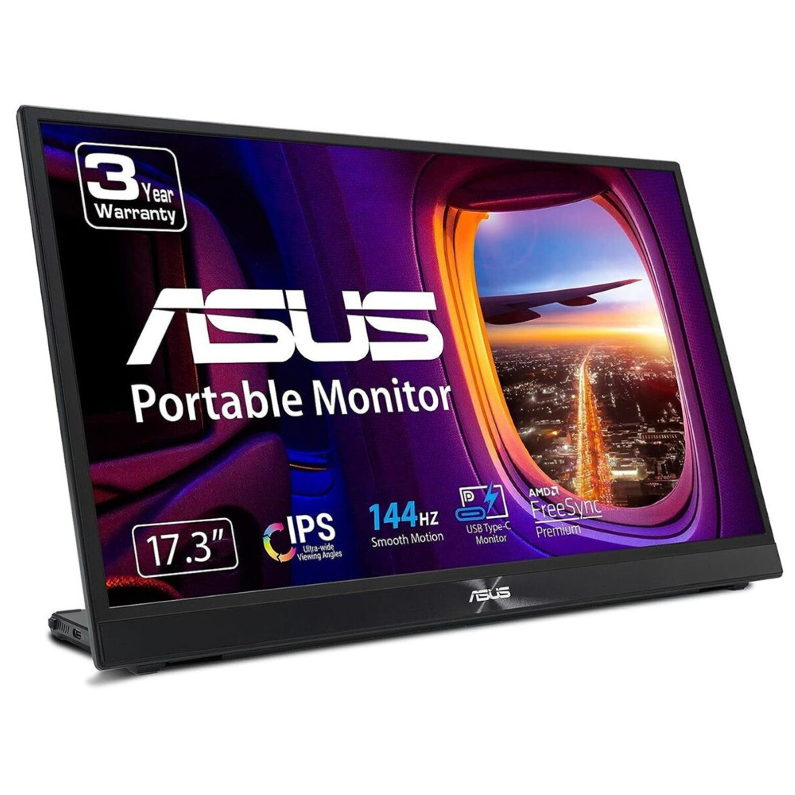 Asus ASUS ZenScreen MB17AHG computer monitor 43,9 cm (17.3") 1920 x 1080 Pixels Full HD LCD Zwart