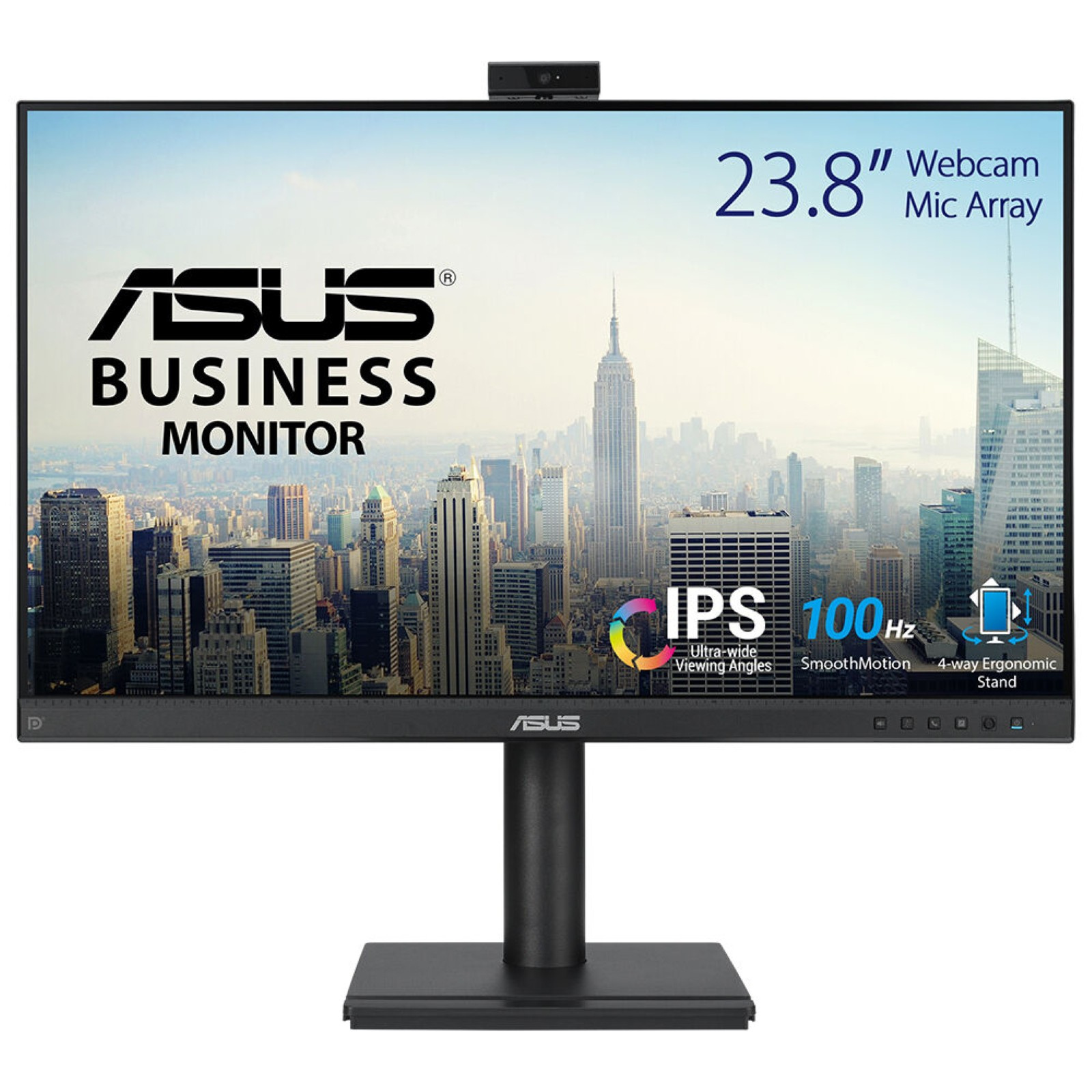 Asus ASUS BE249QFK computer monitor 60,5 cm (23.8") 1920 x 1080 Pixels Full HD LCD Zwart