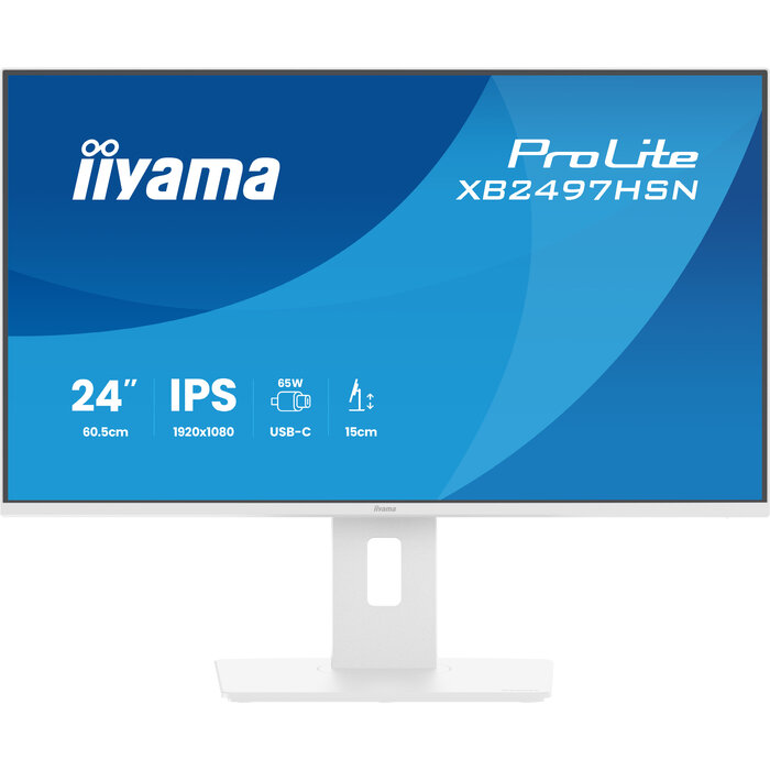 iiyama iiyama ProLite XB2497HSN-W1 computer monitor 60,5 cm (23.8") 1920 x 1080 Pixels Full HD LED Wit