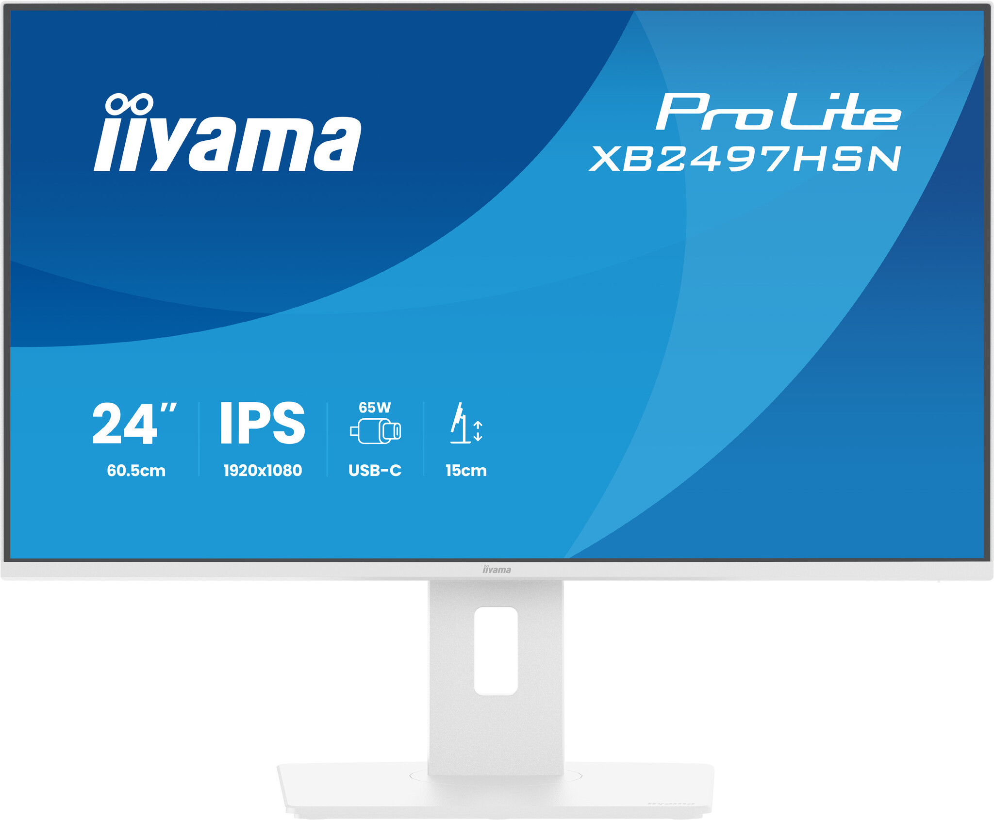 iiyama iiyama ProLite XB2497HSN-W1 computer monitor 60,5 cm (23.8") 1920 x 1080 Pixels Full HD LED Wit