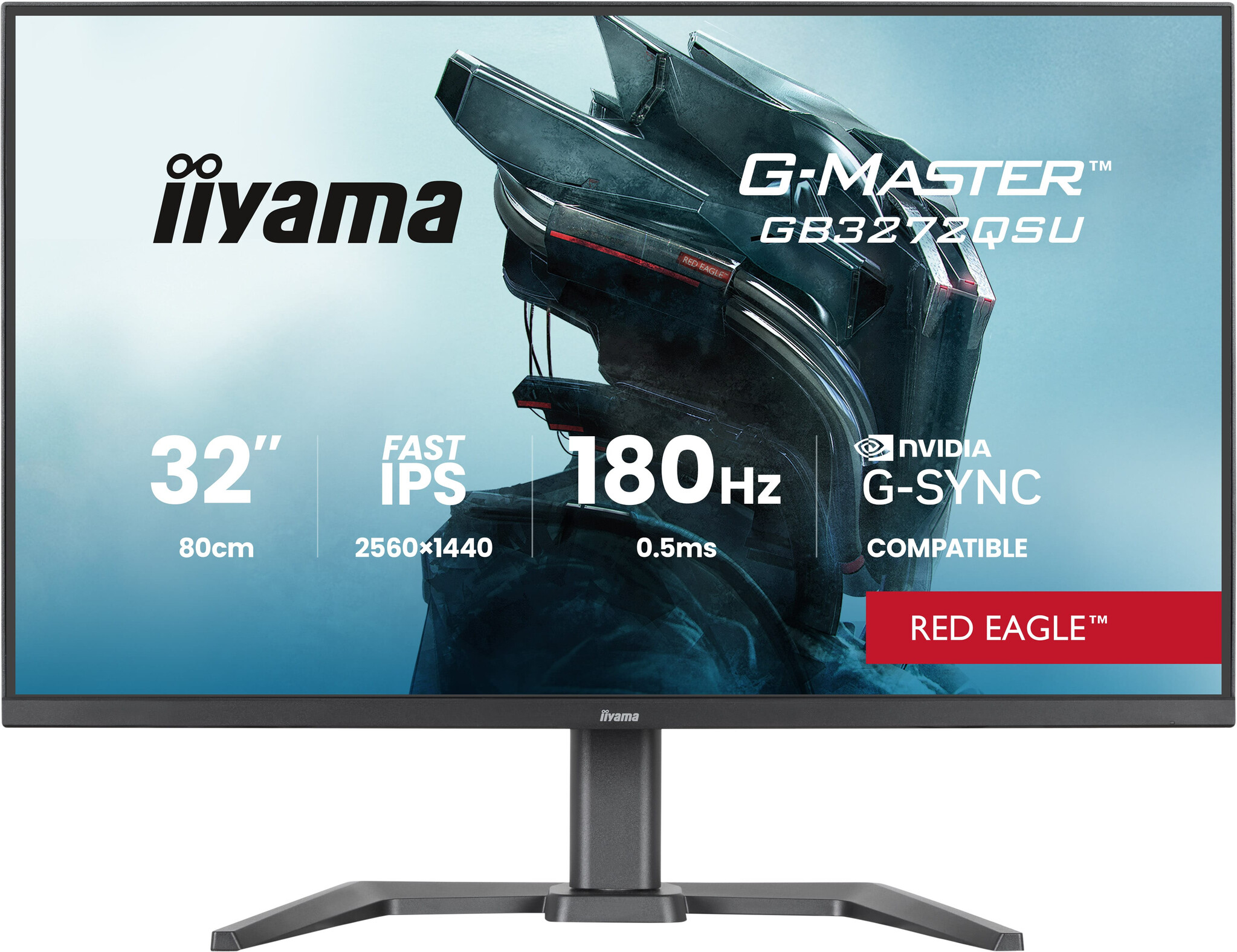 iiyama iiyama G-MASTER GB3272QSU-B1 computer monitor 80 cm (31.5") 2560 x 1440 Pixels Quad HD LED Zwart