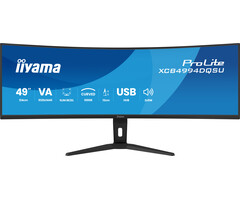 iiyama iiyama ProLite XCB4994DQSU-B1 computer monitor 124,5 cm (49") 5120 x 1440 Pixels Dual QHD LCD Zwart