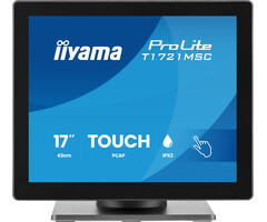 iiyama iiyama ProLite T1721MSC-B3 computer monitor 43,2 cm (17") 1280 x 1024 Pixels SXGA Touchscreen Tafelblad Zwart