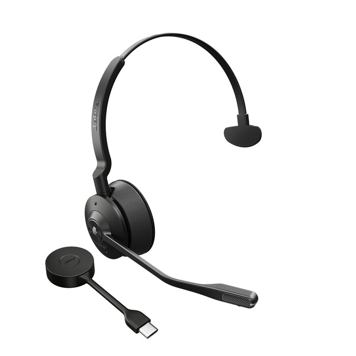 Jabra Jabra Engage 55 Headset Draadloos Hoofdband Kantoor/callcenter Zwart, Titanium