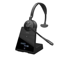 Jabra Jabra Engage 75 Mono Headset Draadloos Hoofdband, Neckband Kantoor/callcenter Bluetooth Oplaadhouder Zwart