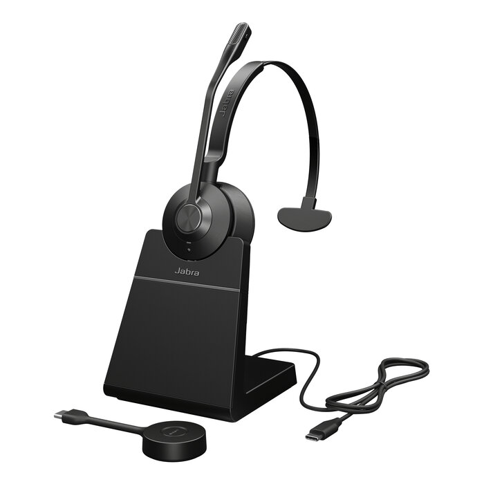 Jabra Jabra Engage 55 SE Headset Draadloos Hoofdband Kantoor/callcenter Zwart