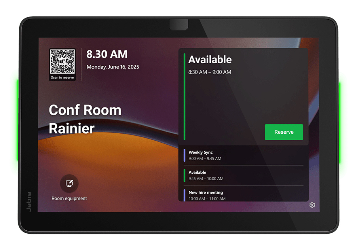 Jabra Jabra Scheduler UC 25,6 cm (10.1") 1920 x 1200 Pixels 802.11a, 802.11b, 802.11g, Wi-Fi 4 (802.11n), Wi-Fi 5 (802.11ac) Zwart Bluetooth