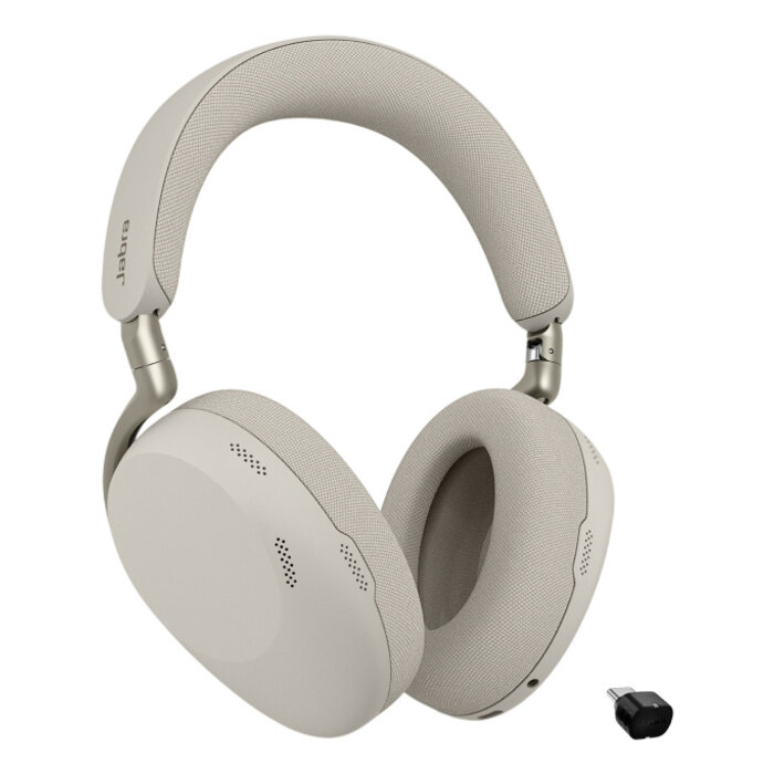 Jabra Jabra Evolve3 85 UC + Link 390c Headset Draadloos Hoofdband Oproepen/muziek USB Type-C Bluetooth Grijs