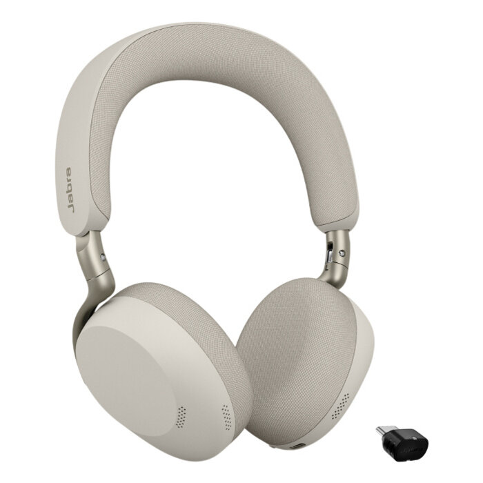 Jabra Jabra Evolve3 75 UC + Link 390c Headset Draadloos Hoofdband Oproepen/muziek USB Type-C Bluetooth Grijs
