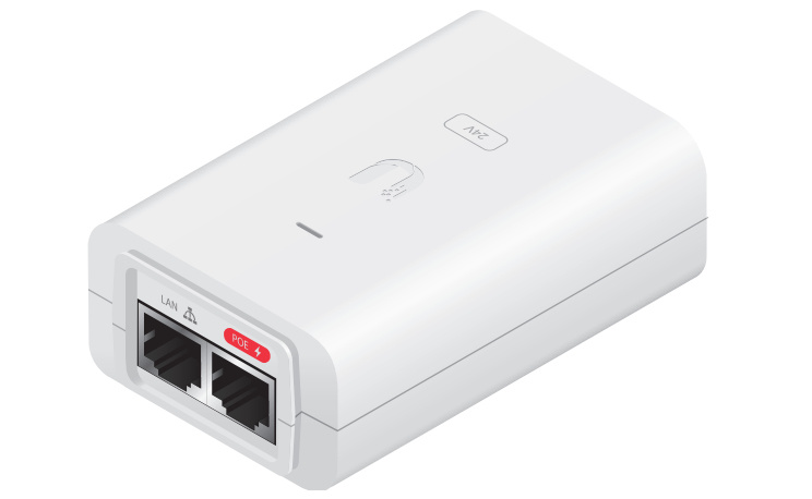 Ubiquiti Ubiquiti POE-24-12W-WH PoE adapter & injector 24 V