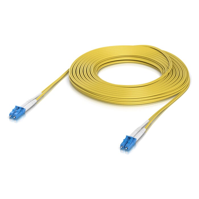 Ubiquiti Ubiquiti UACC-OFC-S2-LULU-15M InfiniBand en Glasvezelkabel LC LC/LC Geel