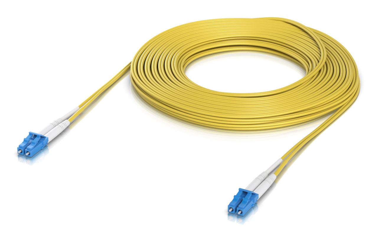 Ubiquiti Ubiquiti UACC-OFC-S2-LULU-15M InfiniBand en Glasvezelkabel LC LC/LC Geel