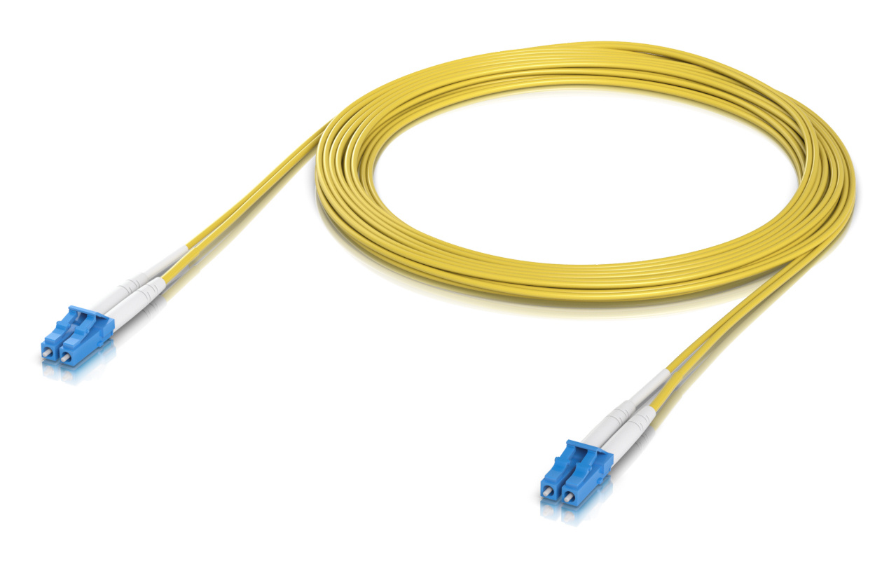 Ubiquiti Ubiquiti UACC-OFC-S2-LULU-5M InfiniBand en Glasvezelkabel LC LC/LC Geel