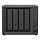 Synology DiskStation DS925NEO+ data-opslag-server NAS Compact Ryzen Embedded V1500B 4 GB DDR4 0 TB DSM Zwart