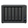 Synology DiskStation DS1525neo+ NAS Desktop AMD Ryzen V1500B 4 GB DDR4 0 TB Synology DSM Zwart