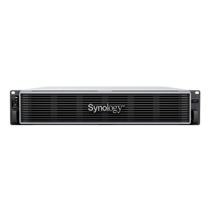 Synology Synology FlashStation FS6420 data-opslag-server Opslagserver Rack (2U) EPYC 64 GB DDR4 0 TB SSD Zwart, Grijs