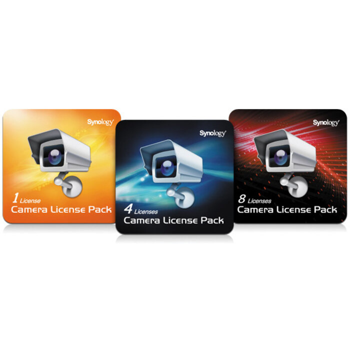 Synology Synology 4 cam Lic Pack 4 licentie(s)