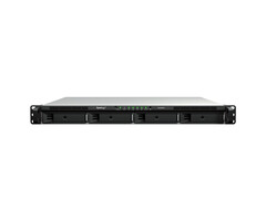 Synology Synology RackStation RS826RP+ data-opslag-server NAS Rack (1U) AMD Ryzen V1500B 4 GB DDR4 0 TB DiskStation Manager Zwart, Grijs
