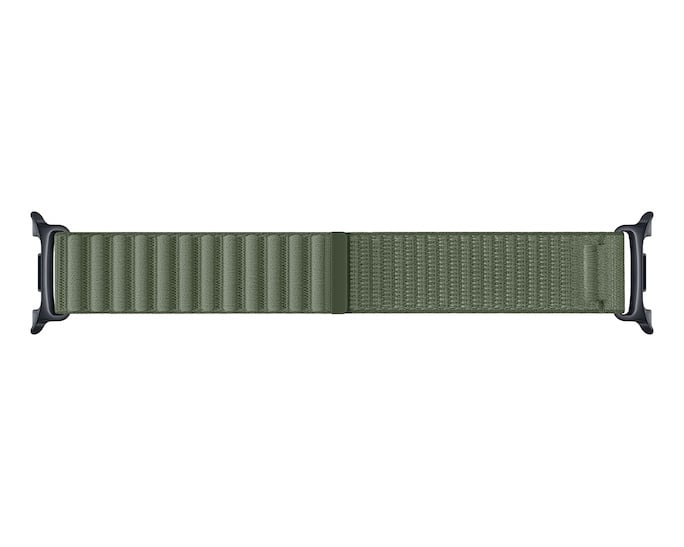 Samsung Samsung Fabric Band (S/M) for Galaxy Watch9 (Watch8) Olijf Stof/Weefsel