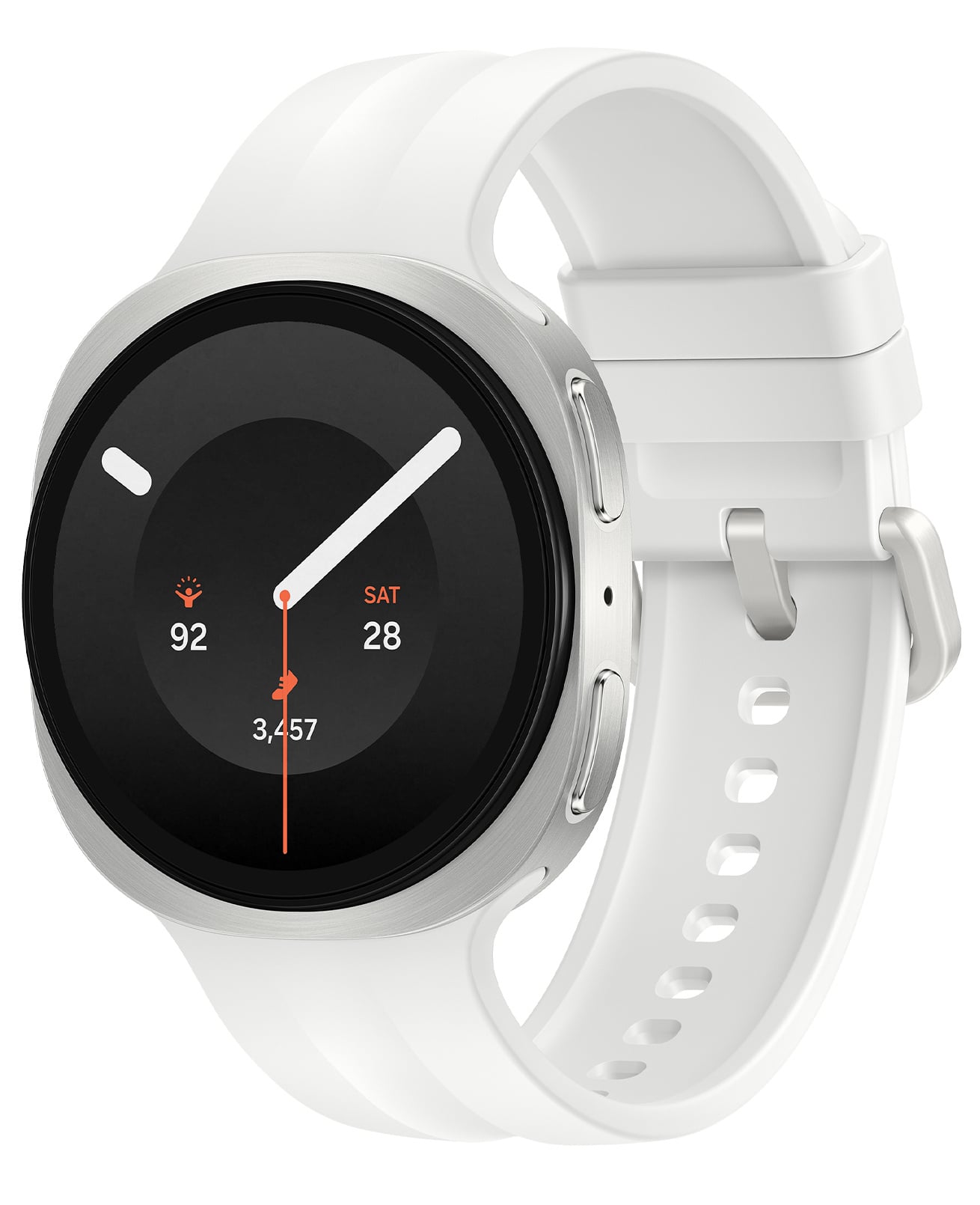 Samsung Samsung Galaxy Watch9 3,3 cm (1.3") AMOLED 40 mm Digitaal 438 x 438 Pixels Touchscreen Zilver Wifi GPS