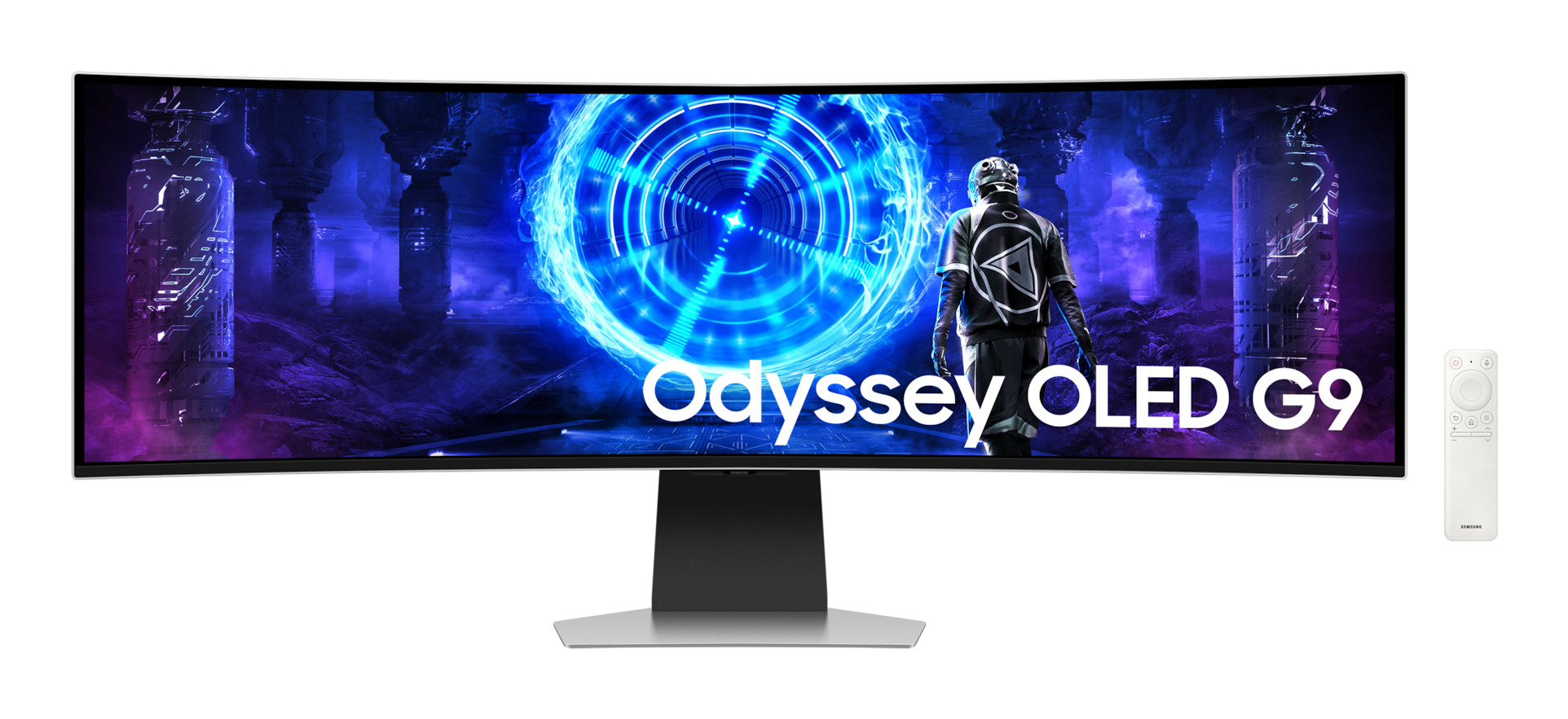 Samsung Samsung LS49DG950SU computer monitor 124,5 cm (49") 5120 x 1440 Pixels Dual QHD OLED Zilver