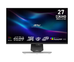 MSI MSI MPG 274URDFWDE E16M computer monitor 68,6 cm (27") 3840 x 2160 Pixels 4K Ultra HD LED Zwart, Wit