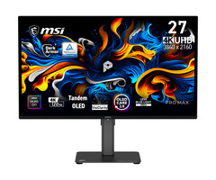 MSI MSI Pro MAX 271UPX12G computer monitor 67,3 cm (26.5") 3840 x 2160 Pixels UltraWide Full HD QD-OLED Zwart