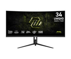 MSI MSI MAG 342CQRF E20 computer monitor 86,4 cm (34") 3440 x 1440 Pixels UltraWide Quad HD LCD Zwart