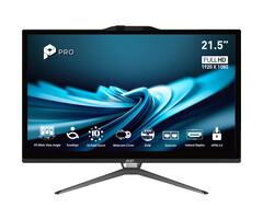 MSI MSI Pro AP222T 14MA-613EU Intel® Core™ i3 i3-14100 54,6 cm (21.5") 1920 x 1080 Pixels Touchscreen Alles-in-één-pc 8 GB DDR4-SDRAM 512 GB SSD Windows 11 Home Wi-Fi 5 (802.11ac) Zwart