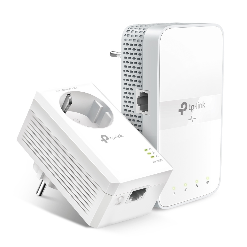 TP-Link TP-Link TL-WPA7617 KIT PowerLine-netwerkadapter 1200 Mbit/s Ethernet LAN Wifi Wit 2 stuk(s)