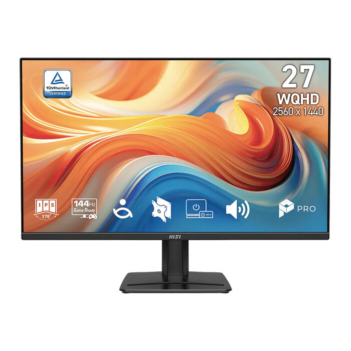 MSI MSI Pro MP275Q E14 computer monitor 68,6 cm (27") 2560 x 1440 Pixels Wide Quad HD LED Zwart