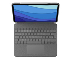 Logitech Logitech Combo Touch QWERTZ Duits Smart Connector Grijs
