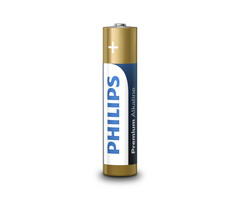 Philips Philips Premium Alkaline LR03M4B/10 huishoudelijke batterij Wegwerpbatterij AAA
