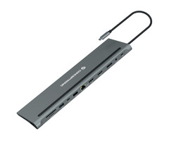 Conceptronic Conceptronic DONN17G laptop dock & poortreplicator Bedraad USB 3.2 Gen 1 (3.1 Gen 1) Type-C Grijs