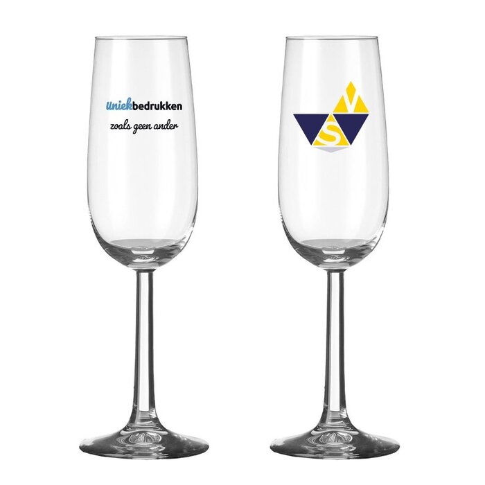 Royal Leerdam Champagneflute glazen bedrukken | Bouquet | 17 cl.