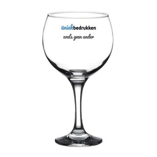 Gin Tonic glazen bedrukken | Bistro Cubata | 63 cl.