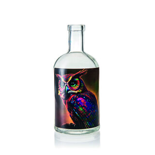 Flessen bedrukken | 0,7 liter | Rubberen dop