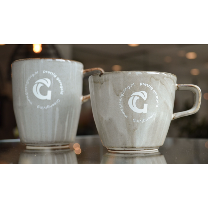 Grijze koffie kop 19 cl | Ceres collectie