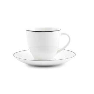 Koffie kop en schotel bedrukken | Basic | 20 cl.