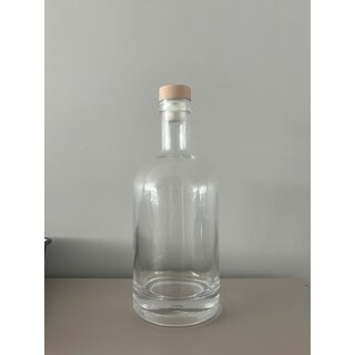 Bedrukte glazen waterflessen | 0,75 liter