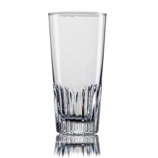 Ribbel bierglazen met logo | 33 cl. tapmaat