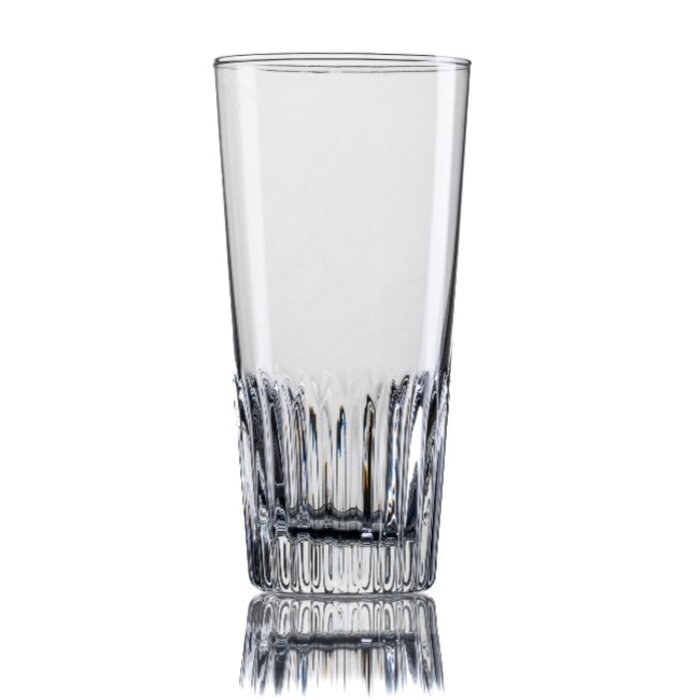 Ribbel bierglazen met logo | 33 cl. tapmaat