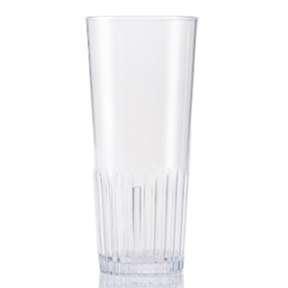 Kunststof ribbel bierglazen bedrukken | 25cl. tapmaat